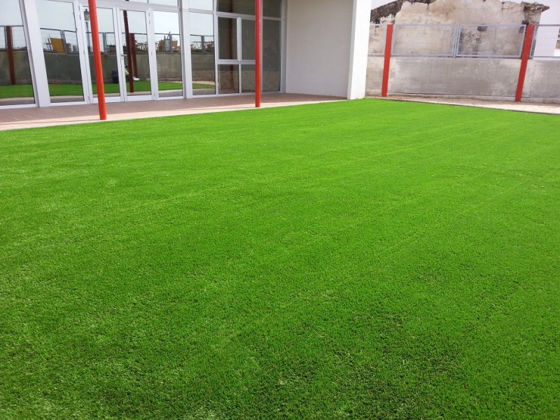 Césped artificial para jardín de Guardería (4)